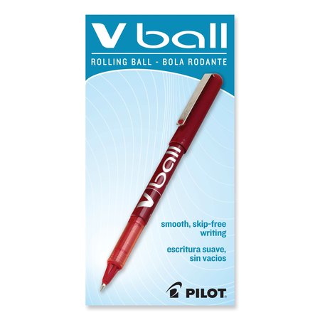 Pilot Roller Ball Pen, Extra Fine 0.5 mm, Red PK12 PIL35202